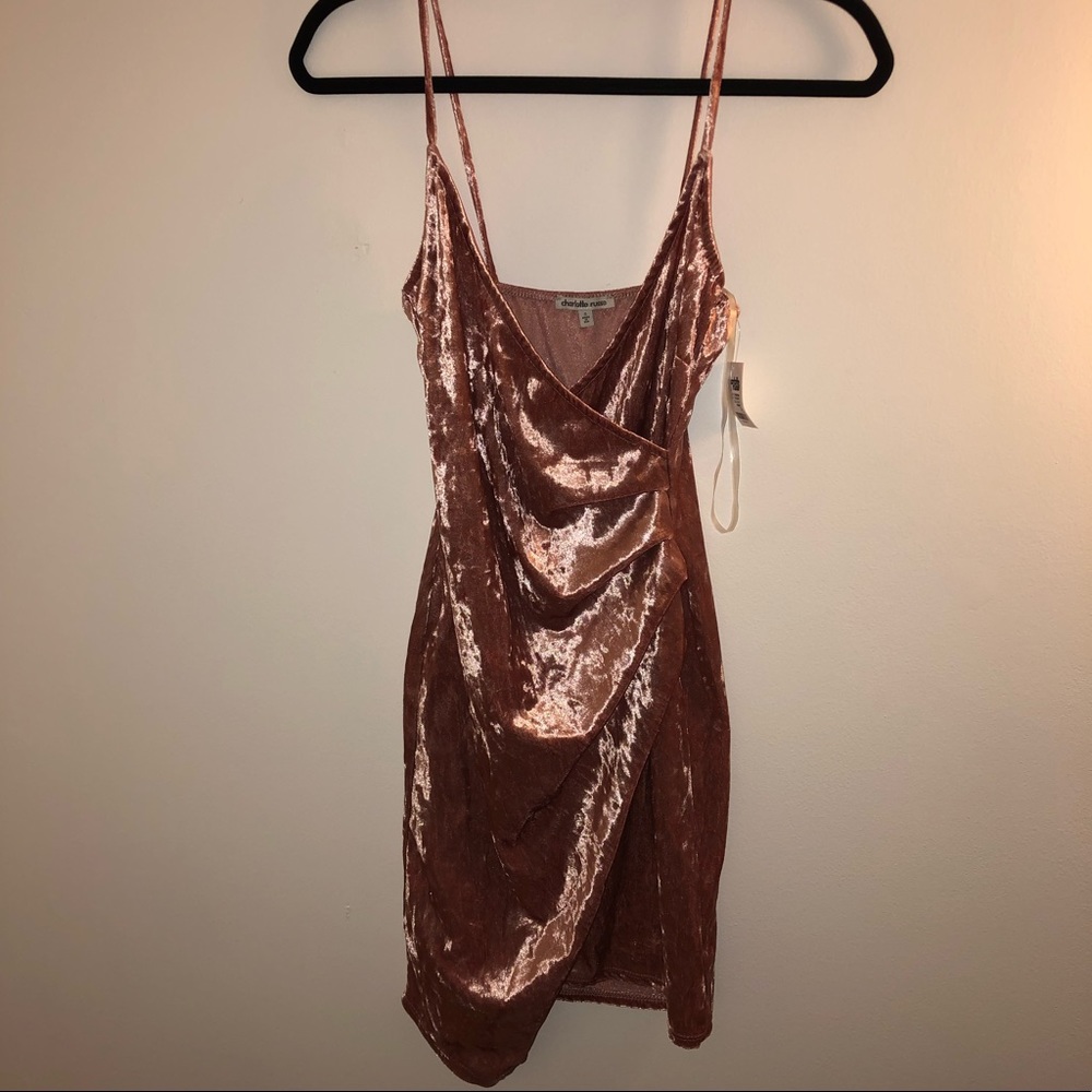 Pink Velvet Party Dress